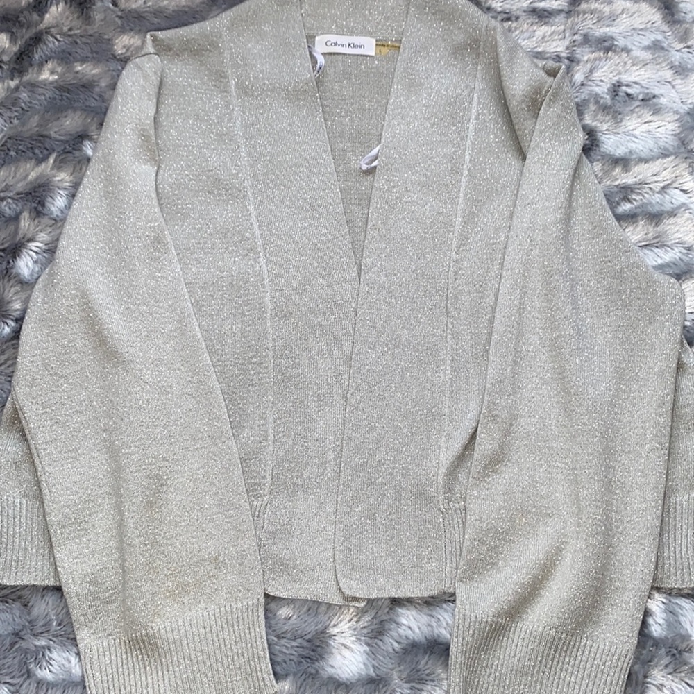 Calvin Klein Silver Cardigan 💎